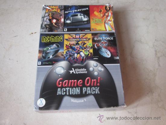Videojuegos y consolas: GAME ON! ACTION PACK PARA MAC - CON SPYHUNTER, FREEDOM, FORCE, ETC - ALADDIN SYSTEMS - Foto 1