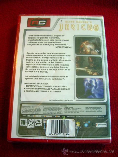 Videojuegos y consolas: JERICHO - PARA PC - NUEVO Y PRECINTADO - EDICION ESPA&Ntilde;OLA - Foto 2