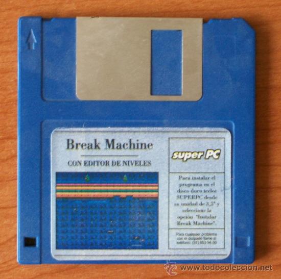 Videojuegos y consolas: BREAK MACHINE - JUEGO PARA PC EN DISKETTE 3 1/2 SUPER PC - Foto 1