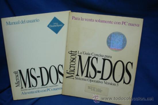 Videojuegos y consolas: MS-DOS VERSI&Oacute;N 5 Y MS - DOS 6 DE MICROSOFT - A&Ntilde;OS 91 Y 93 - Foto 1