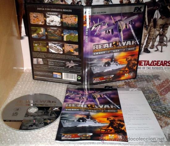 Videojuegos y consolas: REAL WAR PC PAL ESPA&Ntilde;A COMPLETO IMPECABLE. - Foto 1