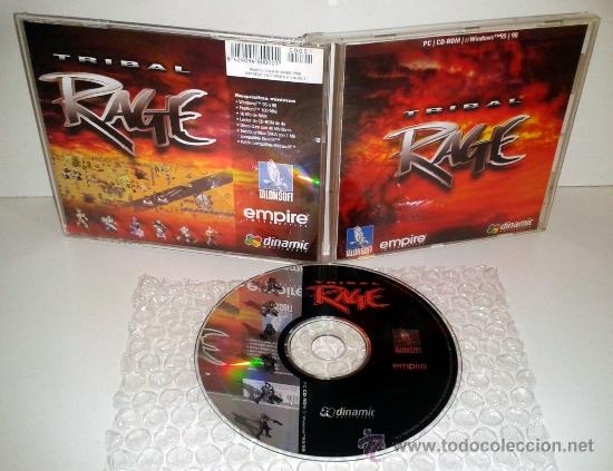 Videojuegos y consolas: Tribal Rage PC CD Primera Edici&oacute;n Dynamic Empi PAL ESPA&Ntilde;A COMPLETO IMPECABLE - Foto 1