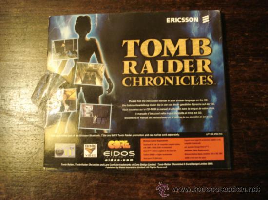 Videojuegos y consolas: TOMB RAIDER CHRONICLES PERTENECIENTE AL PACK DE ERICSON BLUTOOTH CON LEVEL EDITOR A&Ntilde;O 2000 - Foto 5