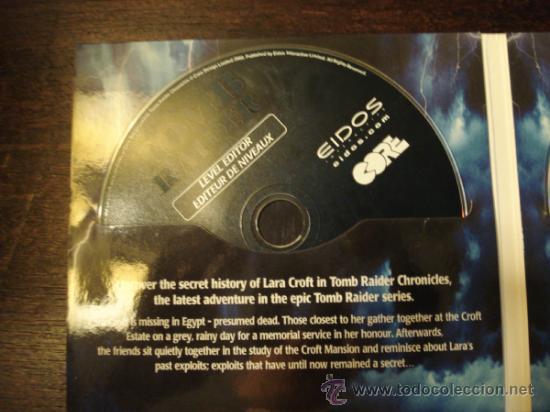 Videojuegos y consolas: TOMB RAIDER CHRONICLES PERTENECIENTE AL PACK DE ERICSON BLUTOOTH CON LEVEL EDITOR A&Ntilde;O 2000 - Foto 2