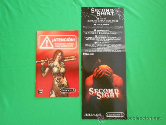 Videojuegos y consolas: SECOND SIGHT + BONUS DVD (NUEVO Y PRECINTADO EL BONUS / ESTADO DIFICIL) - PC - CODEMASTERS - Foto 3