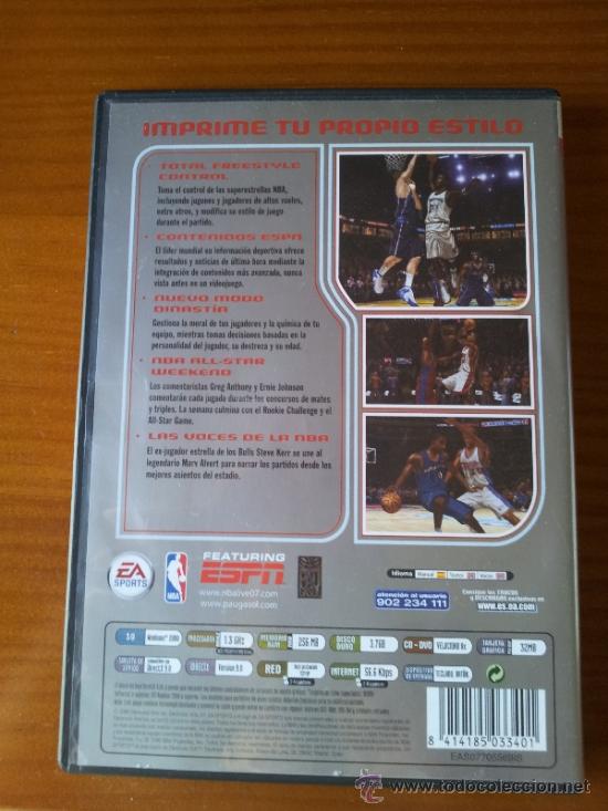 Videojuegos y consolas: NBA LIVE 07 EA SPORTS PARA PC - Foto 2