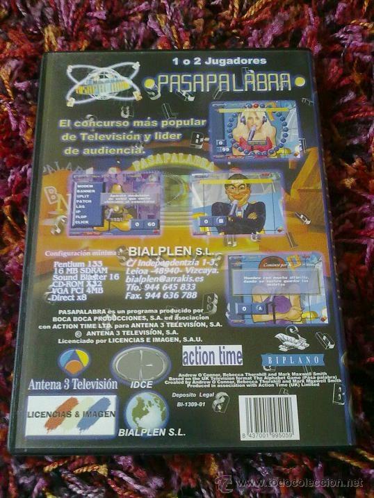 Videojuegos y consolas: JUEGO PC CD-ROM PASAPALABRA BIALPLEN - Foto 2