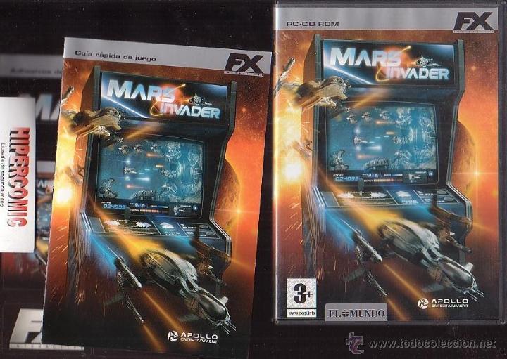 Videojuegos y consolas: MARS INVADER - JUEGO PARA PC , CONTIENE LIBRO INSTRUCCIONES + PEGATINAS - Foto 1