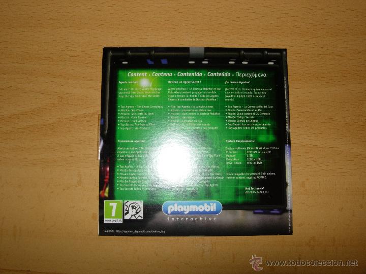 Videojuegos y consolas: PLAYMOBIL TOP AGENT DVD-ROM PC MAC - Foto 2