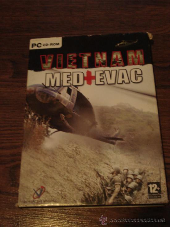 Videojuegos y consolas: JUEGO PC CD ROM VIETNAM MED + EVAC INTERACTIVE VISION A&Ntilde;O 2003 CON MANUAL - Foto 1