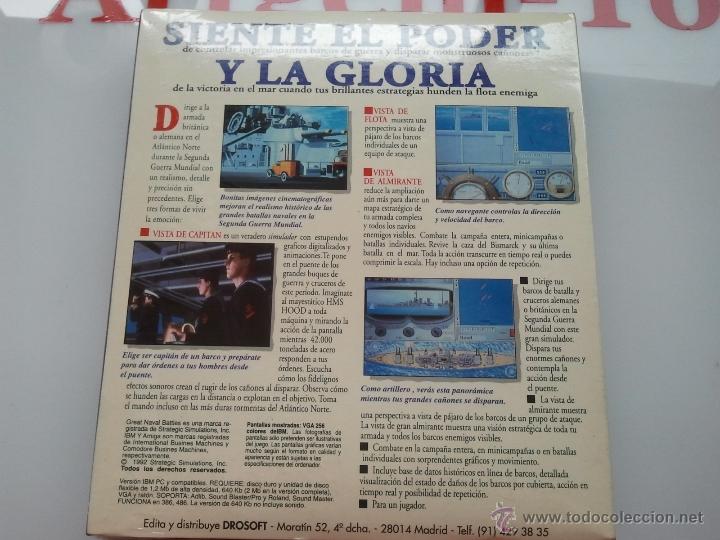 Videojuegos y consolas: juego de pc antiguo diskette great naval batlles precintado - Foto 3