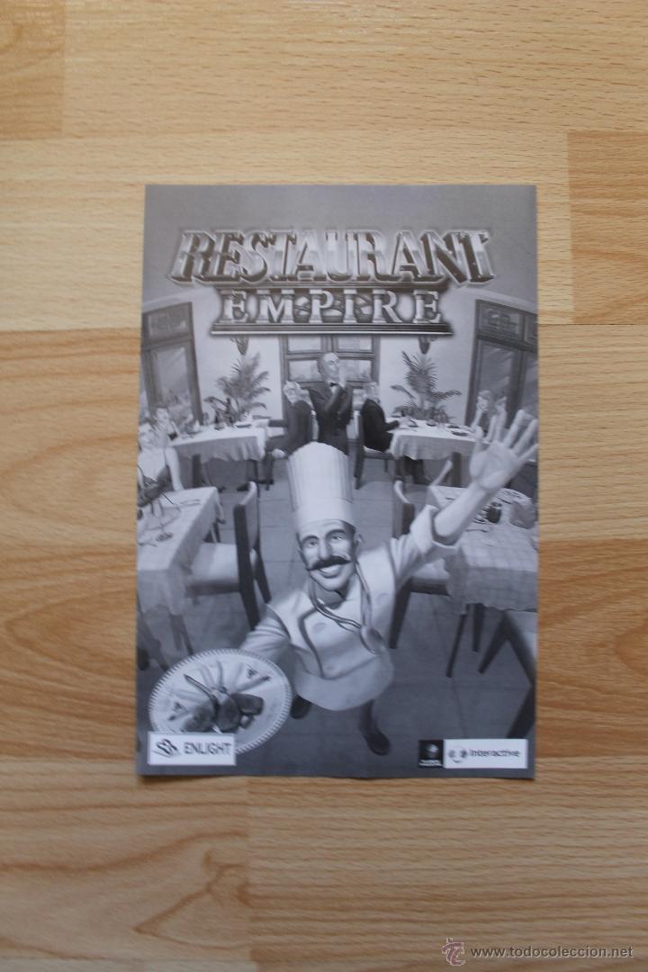 Videojuegos y consolas: RESTAURANT EMPIRE JUEGO PC EDICI&Oacute;N ESPA&Ntilde;OLA - Foto 4