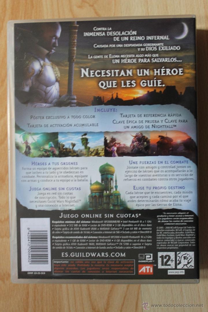 Videojuegos y consolas: GUILD WARS NIGHTFALL JUEGO PC EDICI&Oacute;N ESPA&Ntilde;OLA - Foto 3