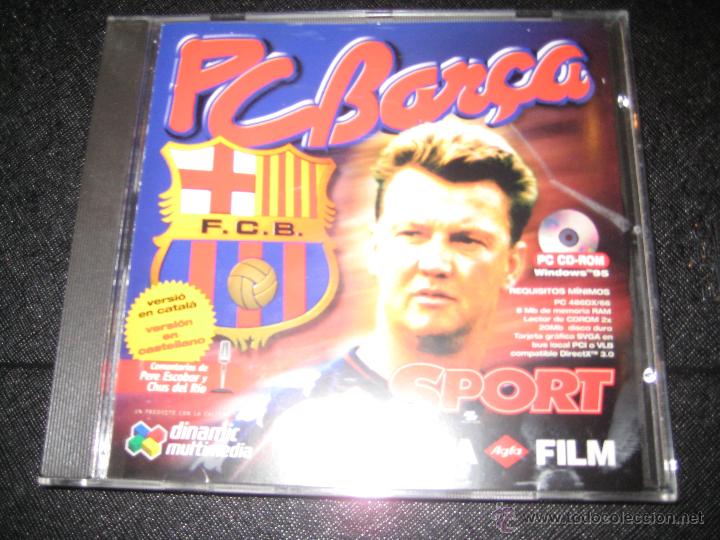 Videojuegos y consolas: FC BARCELONA - SPORT - PC BAR&Ccedil;A , DINAMIC MULTIMEDIA - Van Gaal - Foto 1
