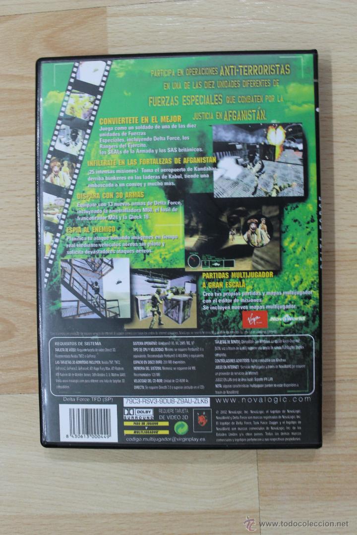 Videojuegos y consolas: DELTA FORCE TASK FORCE DAGGER JUEGO PC EDICI&Oacute;N ESPA&Ntilde;OLA - Foto 3