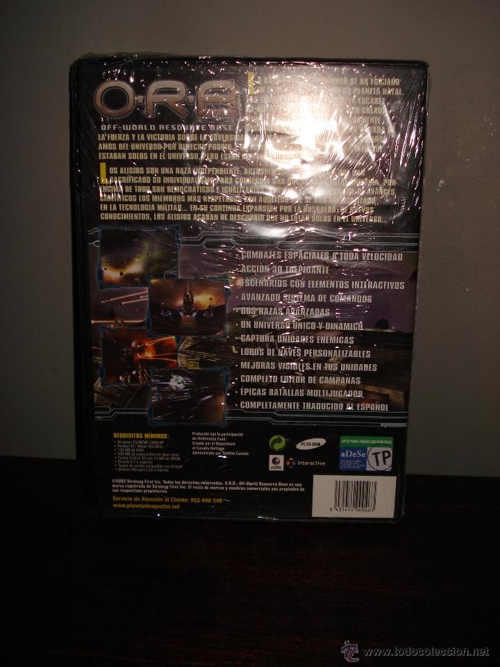 Videojuegos y consolas: O.R.B OFF WORLD RESOURCE BASE JUEGO PC INTERACTIVE 2002 NUEVO PRECINTADO - Foto 2