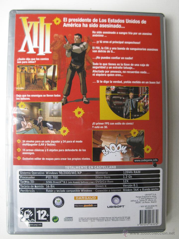 Videojuegos y consolas: XIII - JUEGO PARA PC. - Foto 3