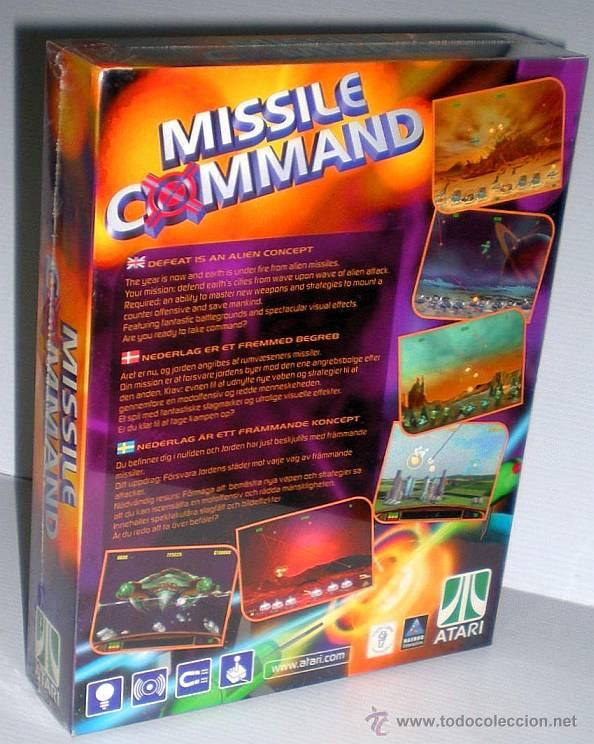Videojuegos y consolas: Missile Command [ATARI] [HASBRO] [PC CDROM] [caja grande] [nuevo] [precintado] - Foto 2