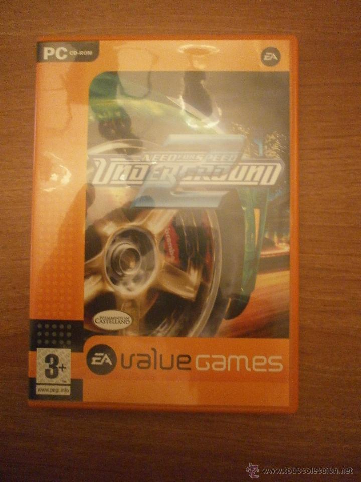 Videojuegos y consolas: NEED FOR SPEED tm UNDERGROUND 2 PC CD ROM VALUE GAMES CONTIENE 2 CD Y LIBRO DE INSTRUCCIONES - Foto 1