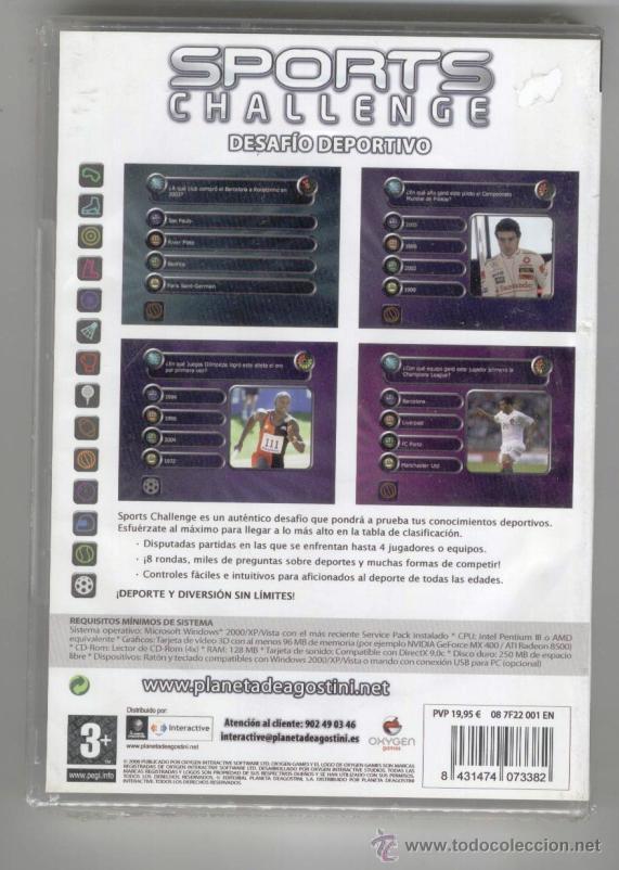 Videojuegos y consolas: SPORTS CHALLENGE - PC-CD ROM (2008) EN CASTELLANO - Foto 2