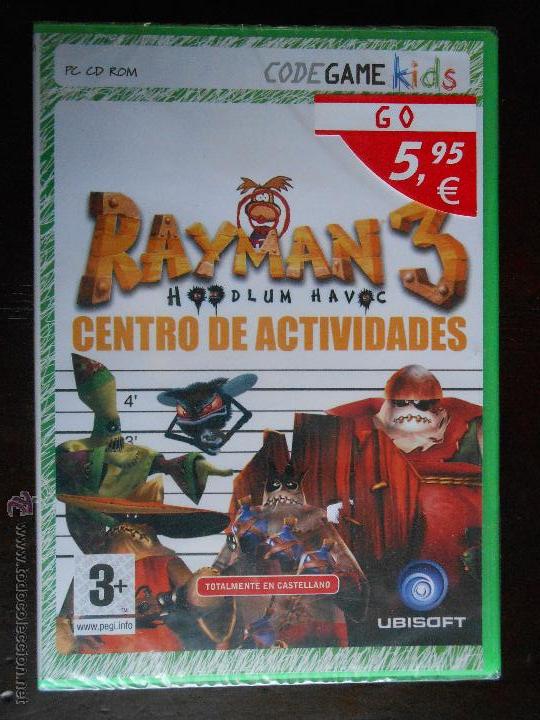 Videojuegos y consolas: PC RAYMAN 3 CENTRO DE ACTIVIDADES - NUEVO, PRECINTADO (4U) - Foto 1