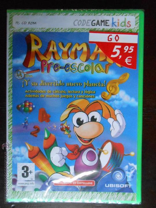 Videojuegos y consolas: PC RAYMAN PRE-ESCOLAR - NUEVO, PRECINTADO (4U) - Foto 1