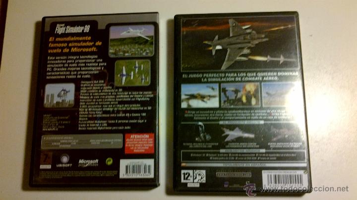 Videojuegos y consolas: FLIGHT SIMULATOR 98 DE MICROSOFT Y STRIKE FIGHTERS FLIGHT SIMULATOR. JUEGO PC - Foto 2