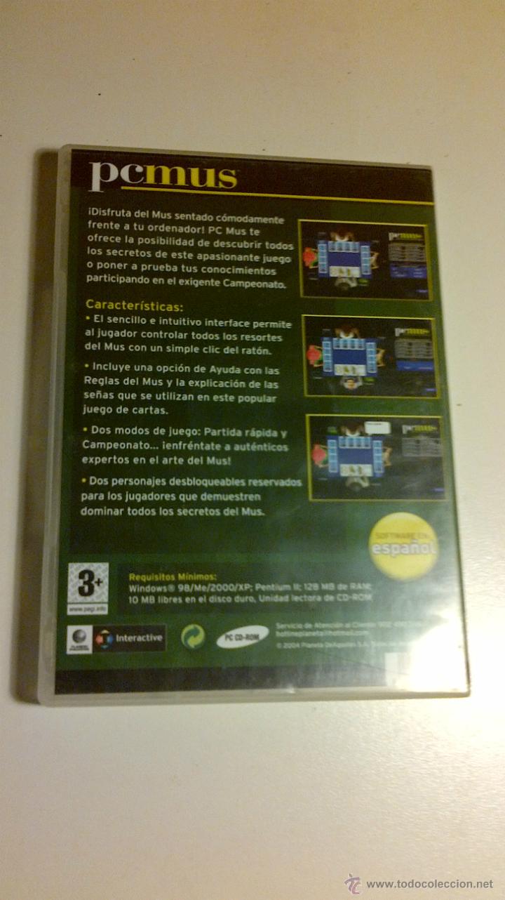 Videojuegos y consolas: PC MUS JUEGO PC CD ROM A&Ntilde;O 2004 - Foto 2