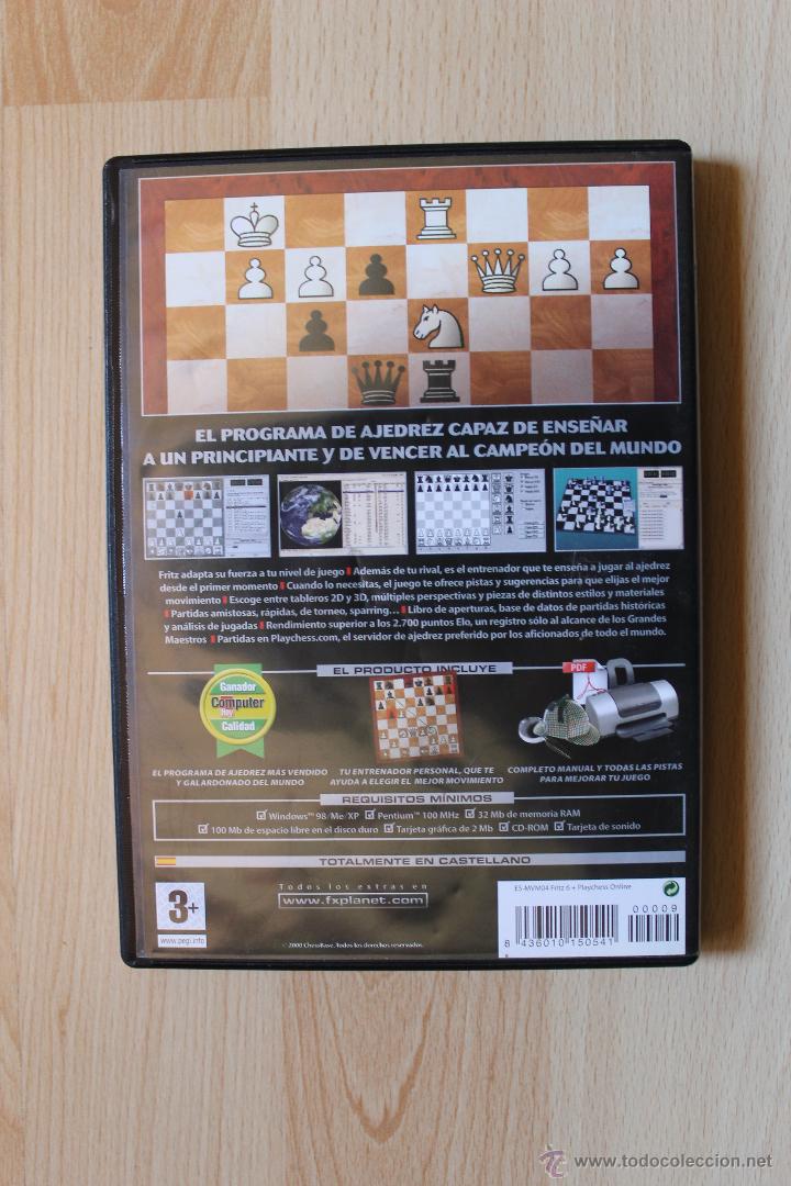 Videojuegos y consolas: FRITZ 6 JUEGO PC EDICI&Oacute;N ESPA&Ntilde;OLA - Foto 3