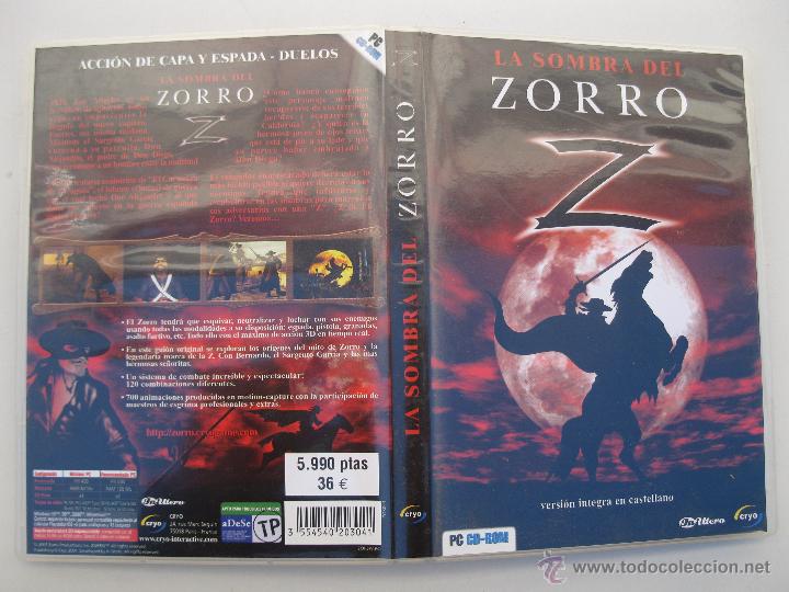 Videojuegos y consolas: LA SOMBRA DEL ZORRO - JUEGO PARA PC. - Foto 3