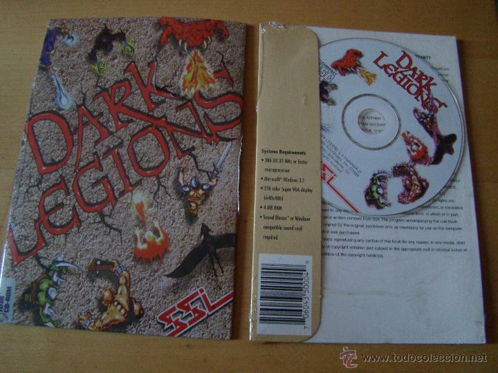 Videojuegos y consolas: Antiguo juego PC DARK LEGIONS - Foto 1