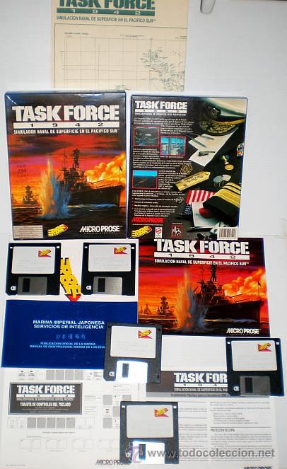Videojuegos y consolas: Task Force 1942 [MicroProse] MPS Labs Erbe Software [1992] [PC 3 1/2] Edicion Espa&ntilde;ola - Foto 3