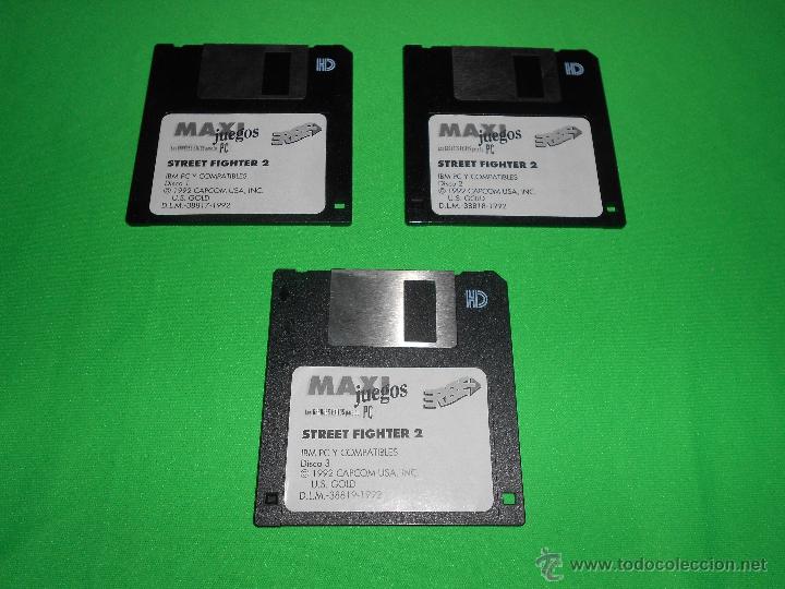 Videojuegos y consolas: STREET FIGHTER II - 3 DISKETTE - ERBE - CAPCOM - Foto 5