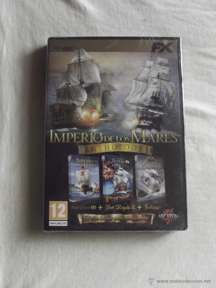 Videojuegos y consolas: JUEGO PC DVD IMPERIO DE LOS MARES ANTHOLOGY ( PRECINTADO ) - Foto 1