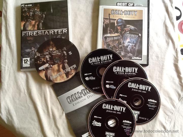 Videojuegos y consolas: Juegos PC Call of duty y Firestarter - Foto 1
