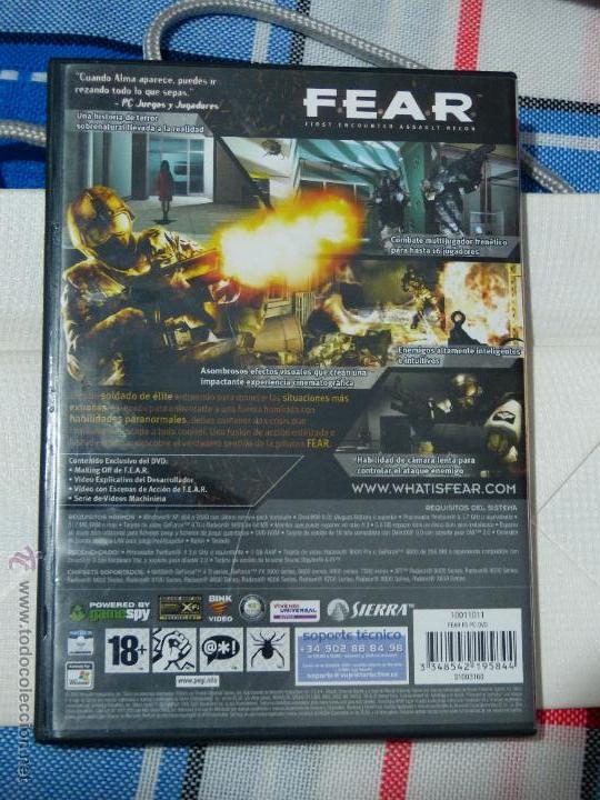 Videojuegos y consolas: F.E.A.R. (TOTALMENTE EN CASTELLANO)  COMPLETO - Foto 2