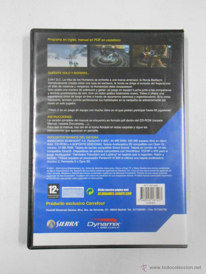 Videojuegos y consolas: JUEGO PC - TRIBES 2 - SIERRA. TDKV1 - Foto 2