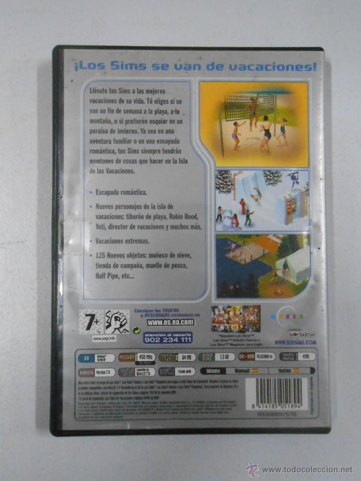 Videojuegos y consolas: PC LOS SIMS DE VACACIONES (DISCO DE EXPANSION). TDKV1 - Foto 2