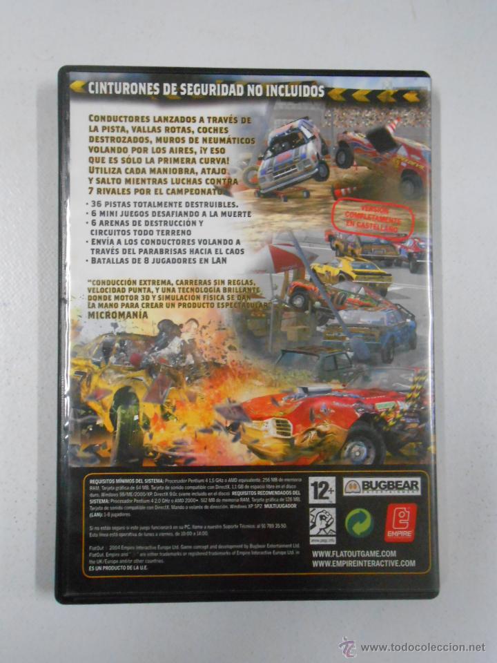 Videojuegos y consolas: FLAT OUT - JUEGO PARA PC. TDKV1 - Foto 2