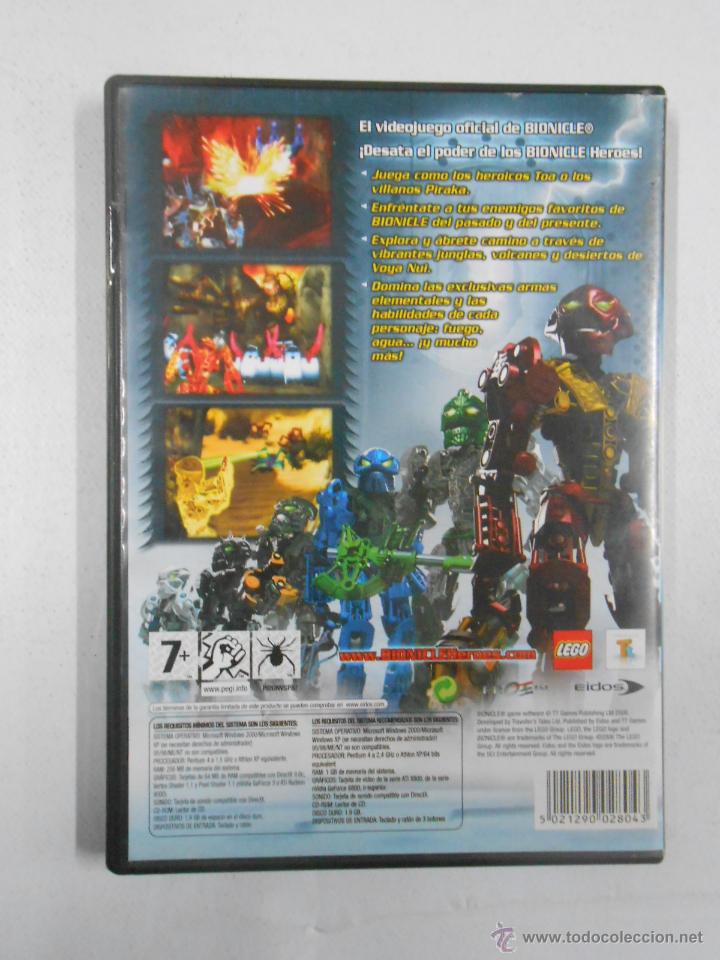 Videojuegos y consolas: BIONICLE HEROES. PC CD-ROM. TDKV2 - Foto 3