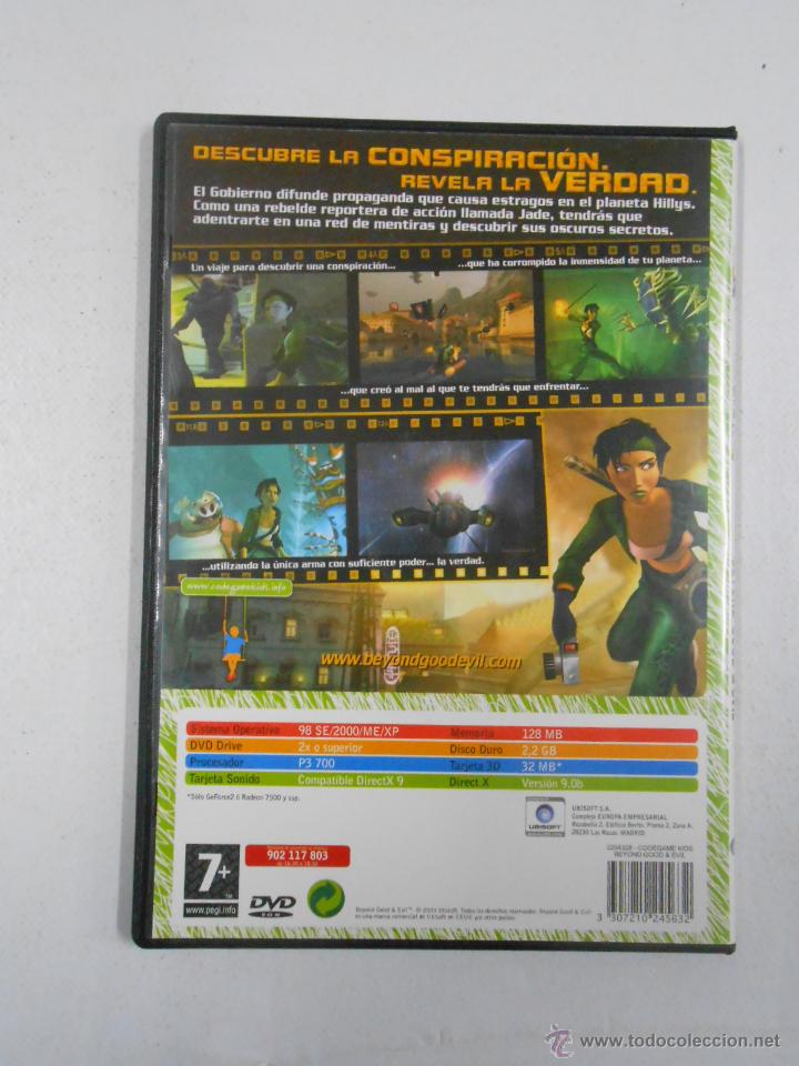 Videojuegos y consolas: BEYOND GOOD & EVIL - PC DVD ROM. TDKV2 - Foto 3