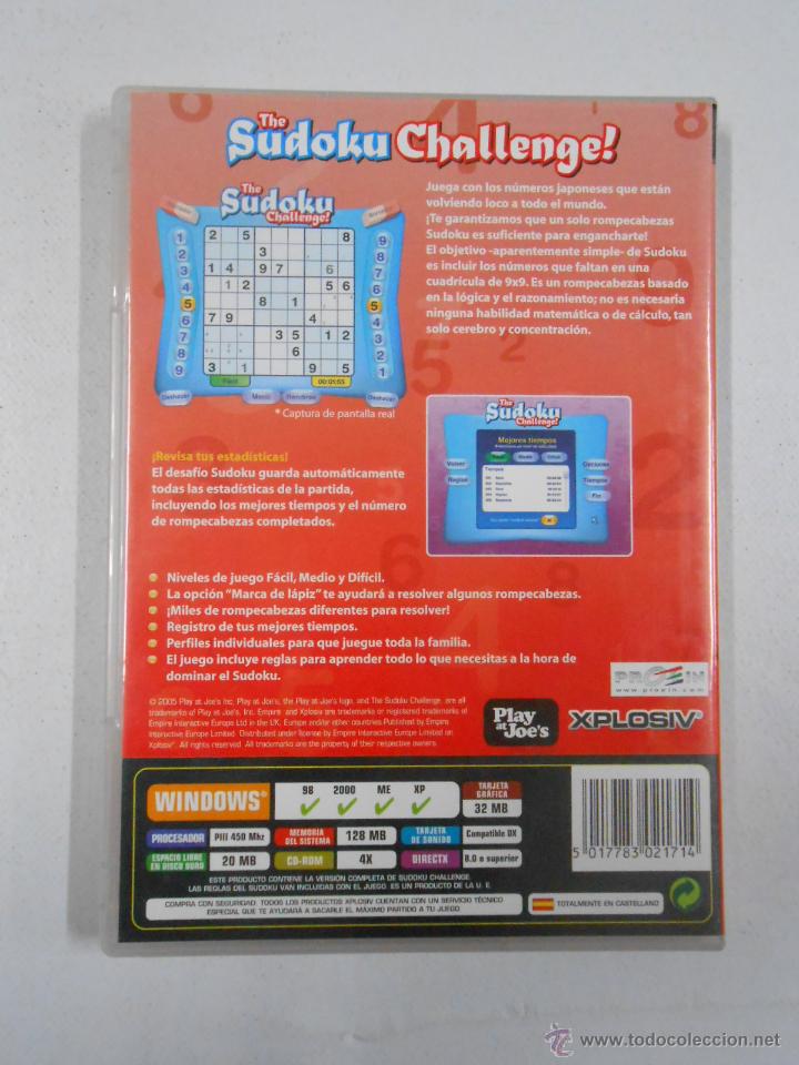 Videojuegos y consolas: THE SUDOKU CHALLENGE. PC CD-ROM. TDKV2 - Foto 3