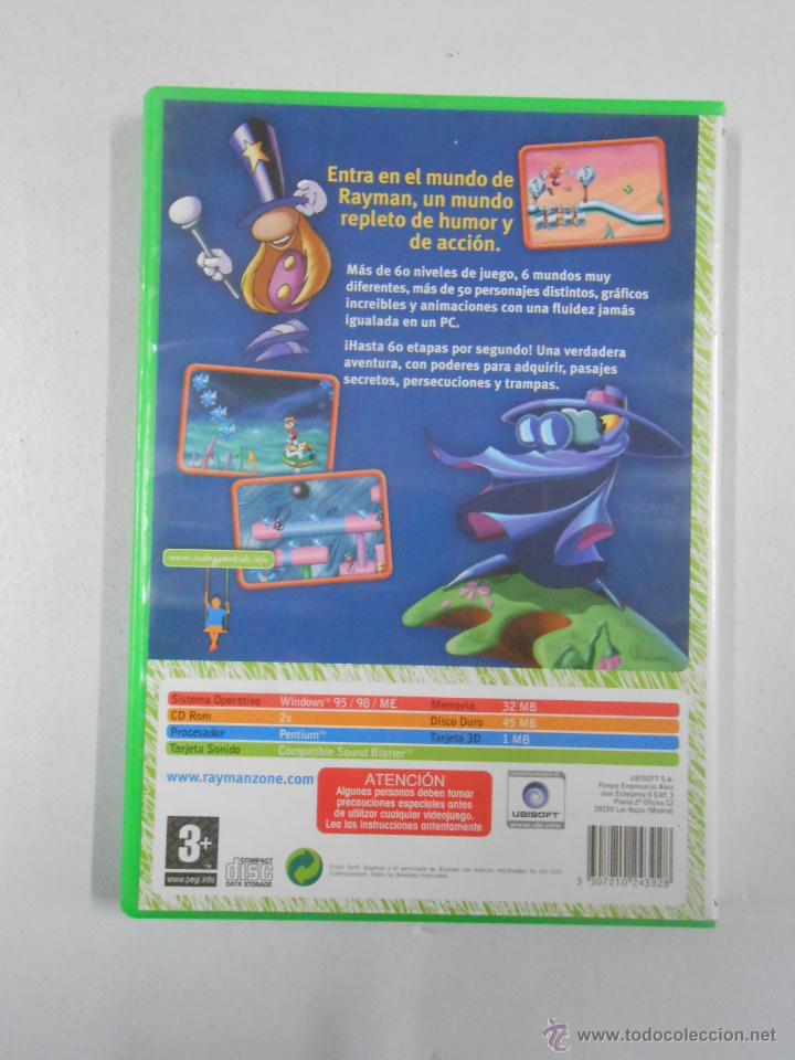 Videojuegos y consolas: RAYMAN. UBISOFT. PC CD-ROM. TDKV2 - Foto 3