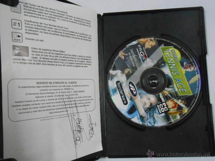 Videojuegos y consolas: WORLD TENNIS ACE. PC CD-ROM. TDKV2 - Foto 2