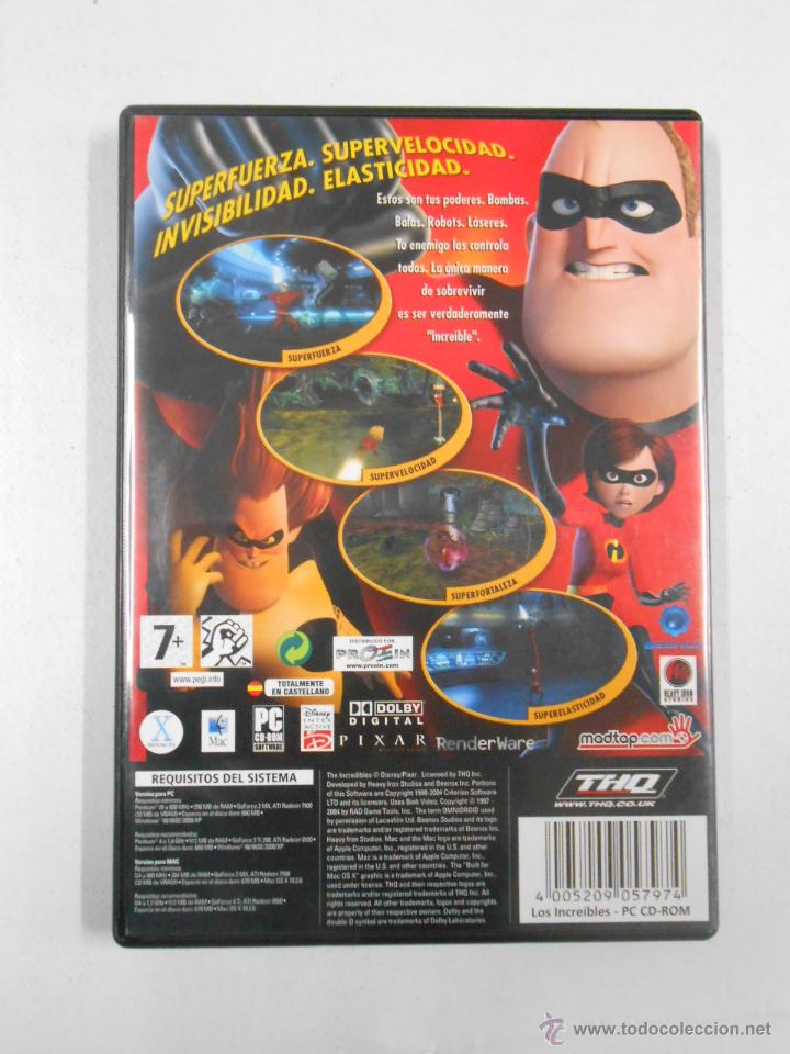 Videojuegos y consolas: PC LOS INCREIBLES PC/MAC CD-ROM. TDKV2 - Foto 3
