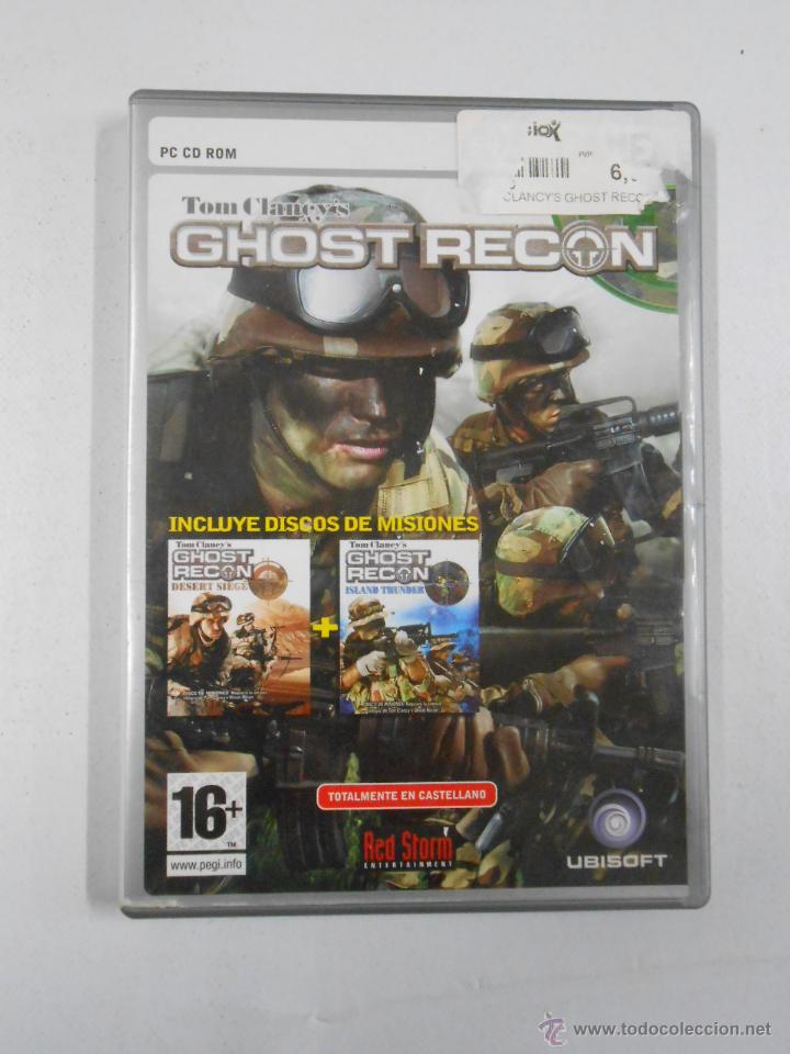 Videojuegos y consolas: GHOST RECON TOM CLANCYS PC CD-ROM. TDKV2 - Foto 1