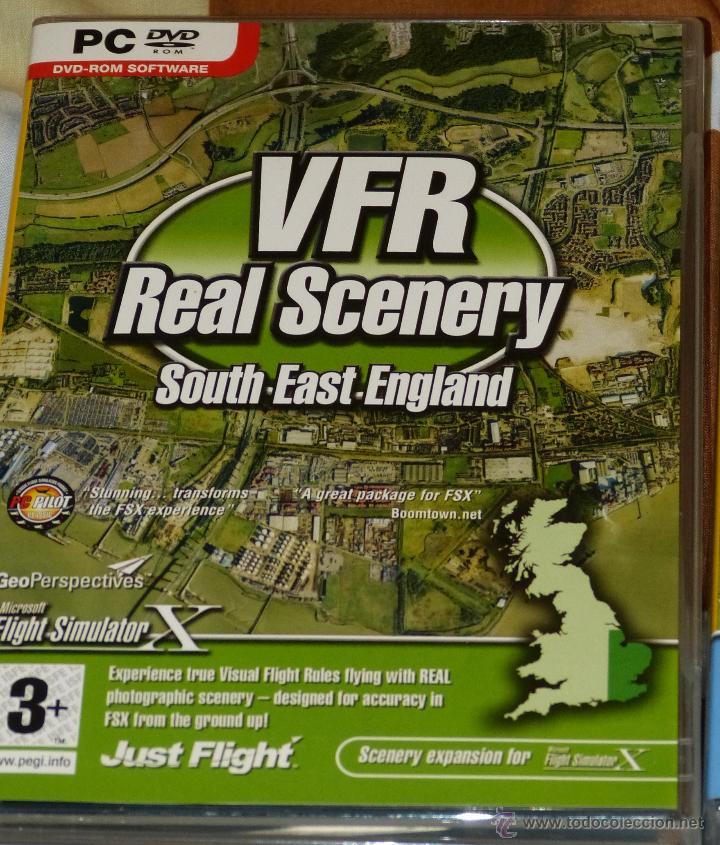 Videojuegos y consolas: PACK COMPLETO DE LOS 4 VFR REAL SCENERY PARA MICROSOFT FLIGHT SIMULATOR X (NUEVO) - Foto 4