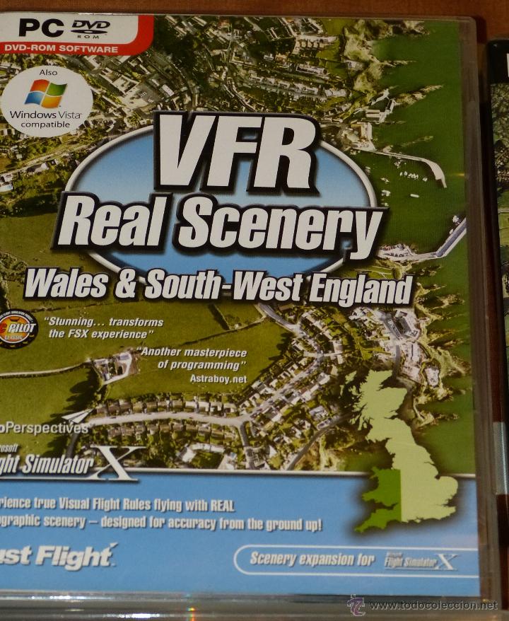 Videojuegos y consolas: PACK COMPLETO DE LOS 4 VFR REAL SCENERY PARA MICROSOFT FLIGHT SIMULATOR X (NUEVO) - Foto 5