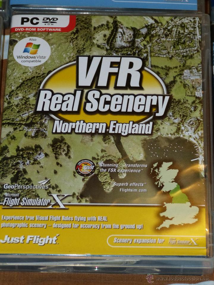 Videojuegos y consolas: PACK COMPLETO DE LOS 4 VFR REAL SCENERY PARA MICROSOFT FLIGHT SIMULATOR X (NUEVO) - Foto 6