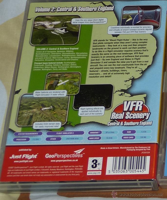 Videojuegos y consolas: PACK COMPLETO DE LOS 4 VFR REAL SCENERY PARA MICROSOFT FLIGHT SIMULATOR X (NUEVO) - Foto 8